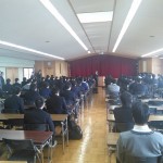 校長先生の激励の言葉