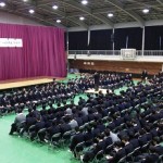 予餞会－高３に感謝の言葉を贈る在校生