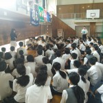 学年集会（中３）